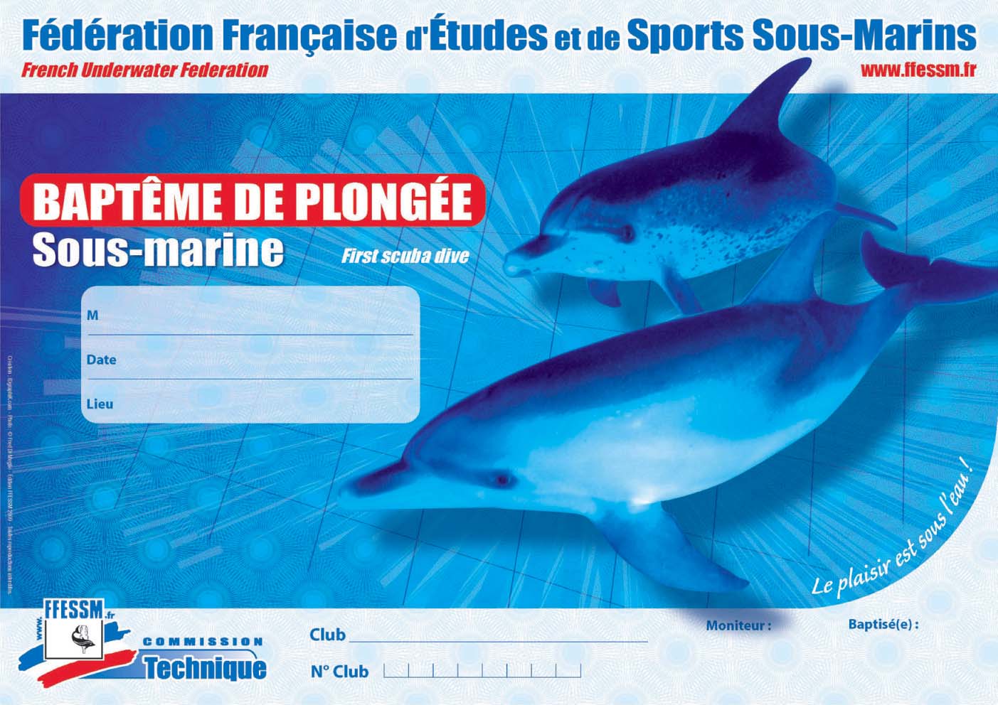 gwadaloisirs plong&eacute;e GLPdiving
bapteme